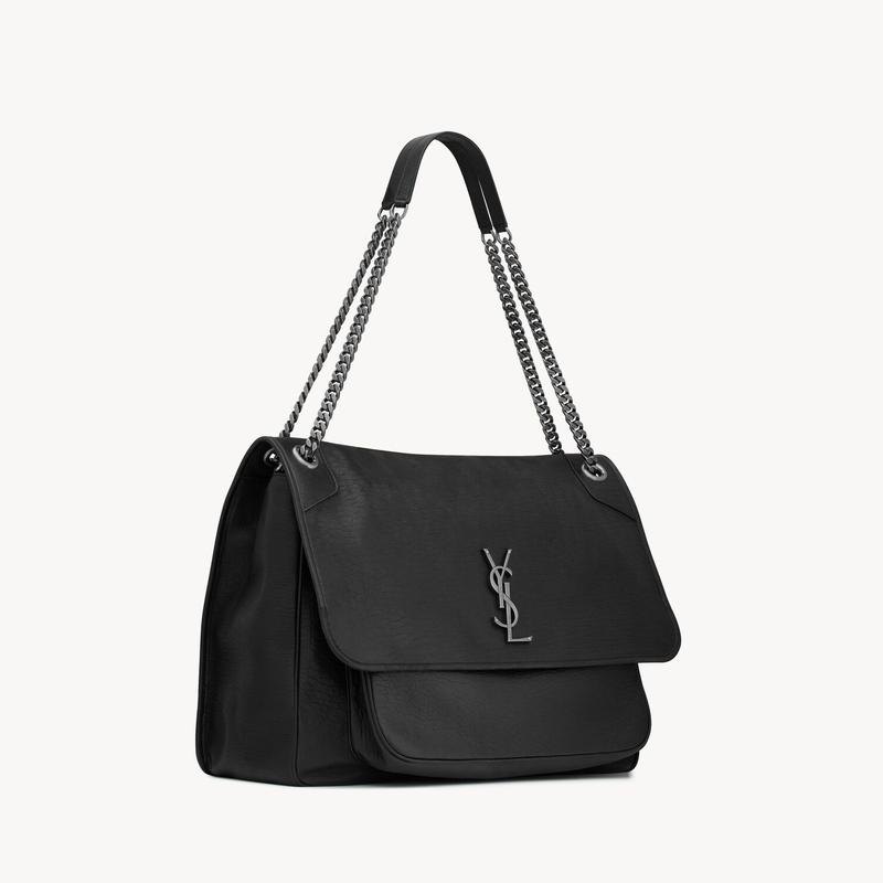 商品Yves Saint Laurent|圣罗兰 NIKI系列女士黑色羊皮手提包 755857AACIA1000,价格¥32973,第6张图片详细描述