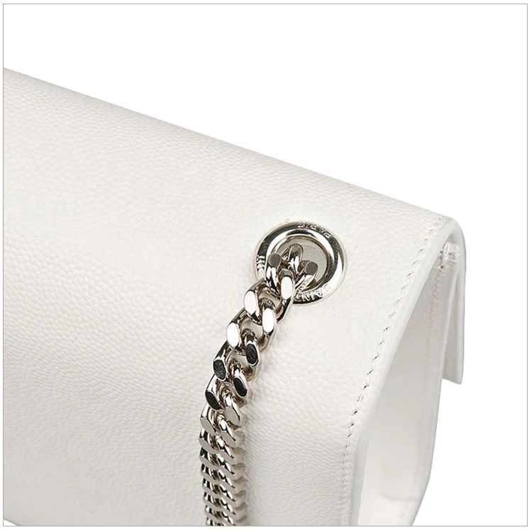 �商品[国内直发] Yves Saint Laurent|YSL 圣罗兰 女士牛皮白色单肩链条包 364021-BOW0N-9011,价格¥15004,第7张图片详细描述