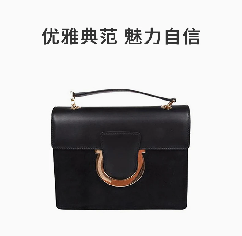 商品[国内直发] Salvatore Ferragamo|SALVATORE FERRAGAMO 黑色女士手提包 21-G671-0679643,价格¥3693,第1张图片详细描述
