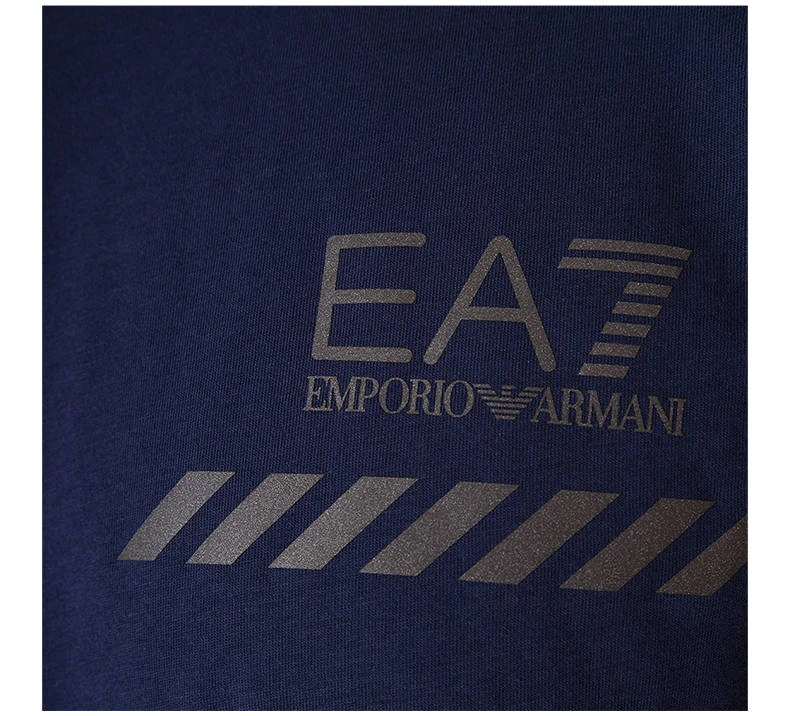 商品Emporio Armani|EMPORIO ARMANI 海军蓝色男士T恤 3KPT72-PJM9Z-1554,价格¥543,第7张图片详细描述