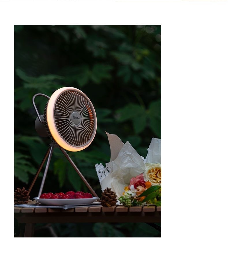 商品[�国内直发] MobiGarden|精致露营风扇户外用品帐篷灯吊扇家用办公室桌面充电照明,价格¥349,第33张图片详细描述