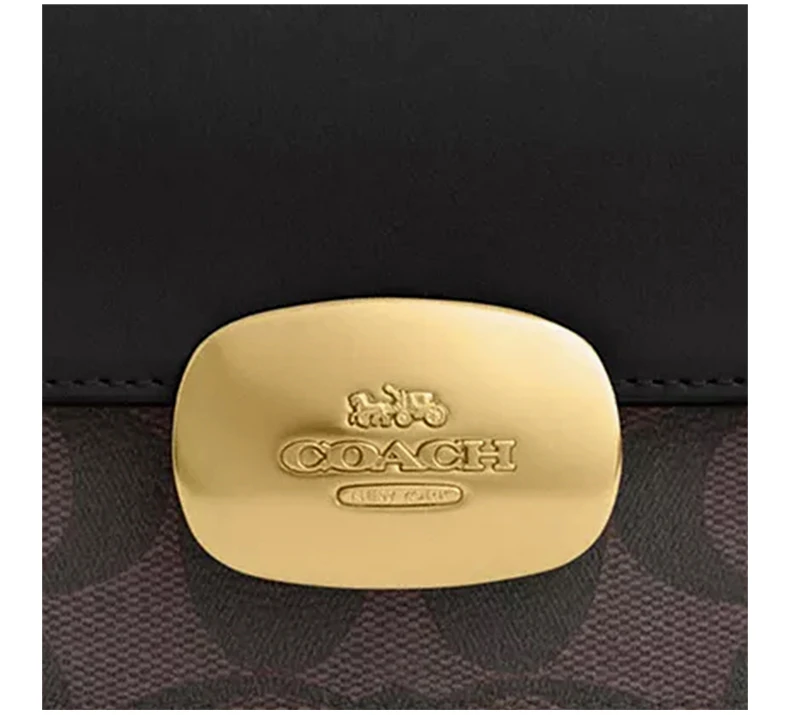 商品[国内直发] Coach|COACH 咖色女士单肩包 CP044IMAA8,价格¥1277,第7张图片详细描述