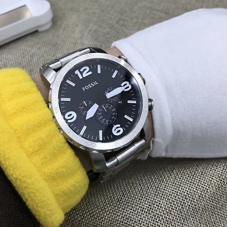 商品[国内直发] Fossil|FOSSIL手表皮带三眼计时石英大男表JR1487JR1354JR1504JR1401包邮,价格¥608,第22张图片详细描述