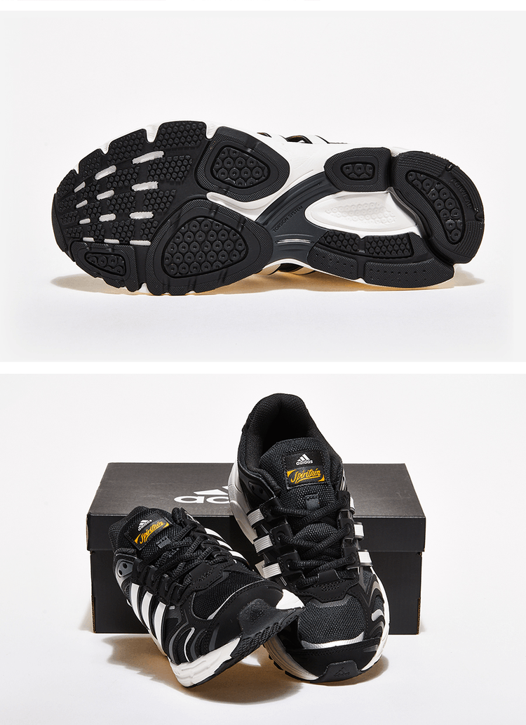 商品Adidas|【Brilliant|包邮包税】阿迪达斯 SPIRITAIN 2000  训练运动鞋 跑步鞋  GX6605 CBLACK/CWHITE/CARBON,价格¥333,第3张图片详细描述