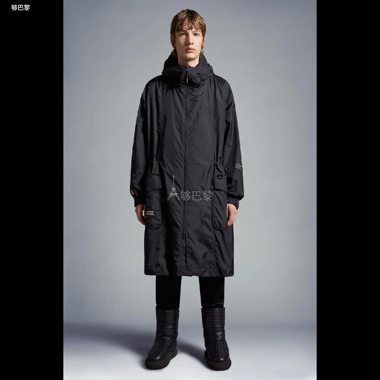 商品Moncler|【预售】 MONCLER盟可睐 24秋冬 男士 大衣 Fennel男女款可折叠派克大衣外套 I209U1C00002M3076999,价格¥9391,第6张图片详细描述