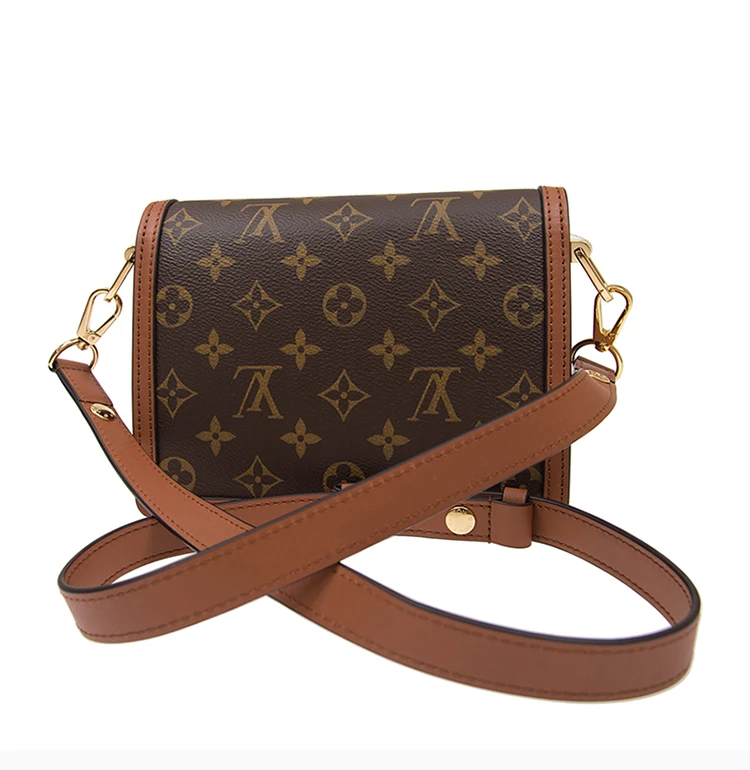 商品[国内直发] Louis Vuitton|【专柜直采】Louis Vuitton 路易 威登  女士皮革啡色手袋MINI DAUPHINE M44580,价格¥29422,第8张图片详细描述