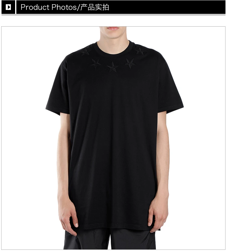 商品Givenchy|Givenchy 纪梵希 男士黑色短袖上衣 BM701L3Y03-001,价格¥2207,第5张图片详细描述