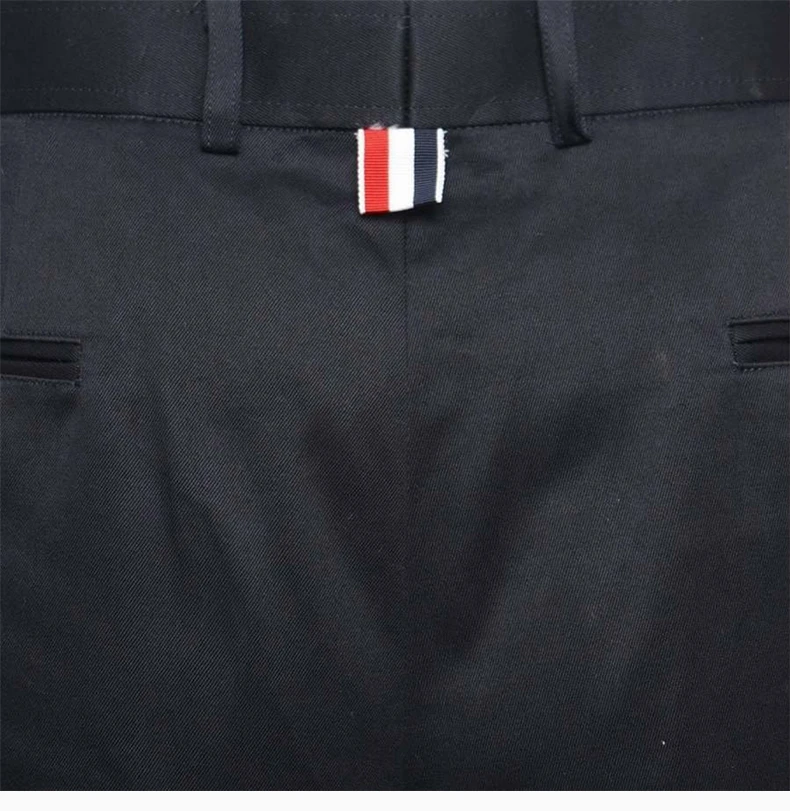 商品[国内直发] Thom Browne|THOM BROWNE 黑色男士西裤 MTU245A-03788-415,价格¥3552,第6张图片详细描述