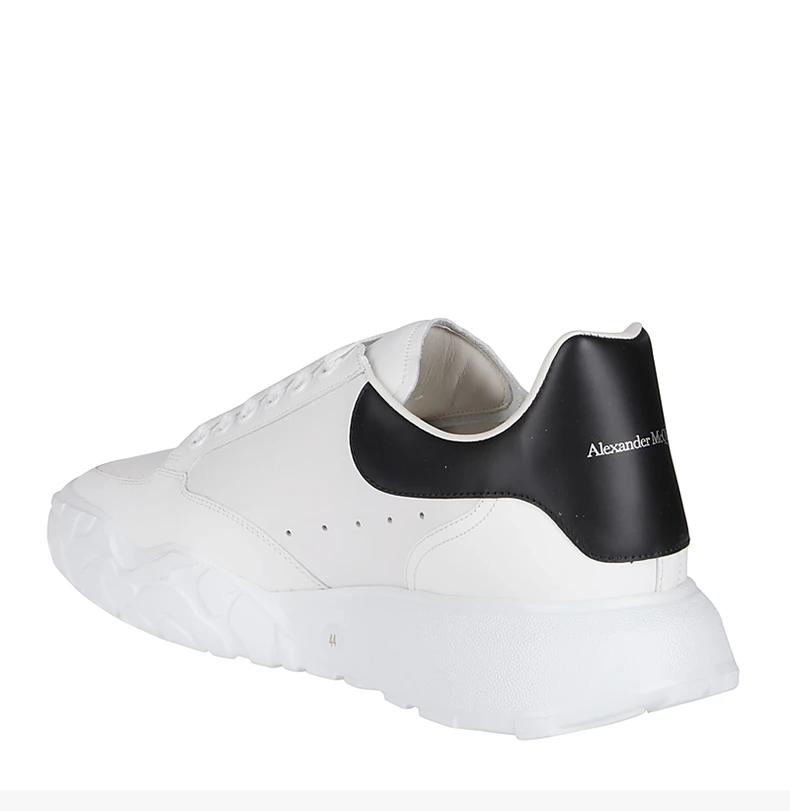 商品Alexander McQueen|ALEXANDER MCQUEEN 亚历山大·麦昆 男士白色皮质运动鞋 634619-WHZ97-9061,价格¥2983,第6张图片详细描述
