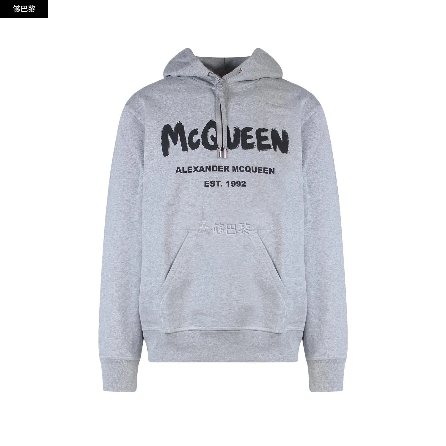 商品Alexander McQueen|【特惠4.9折】包邮包税【预售7天发货】 ALEXANDER MCQUEEN 经典款 男士 卫衣 卫衣 2030223 688715QTZ810902 ,价格¥3117,第4张图片详细描述