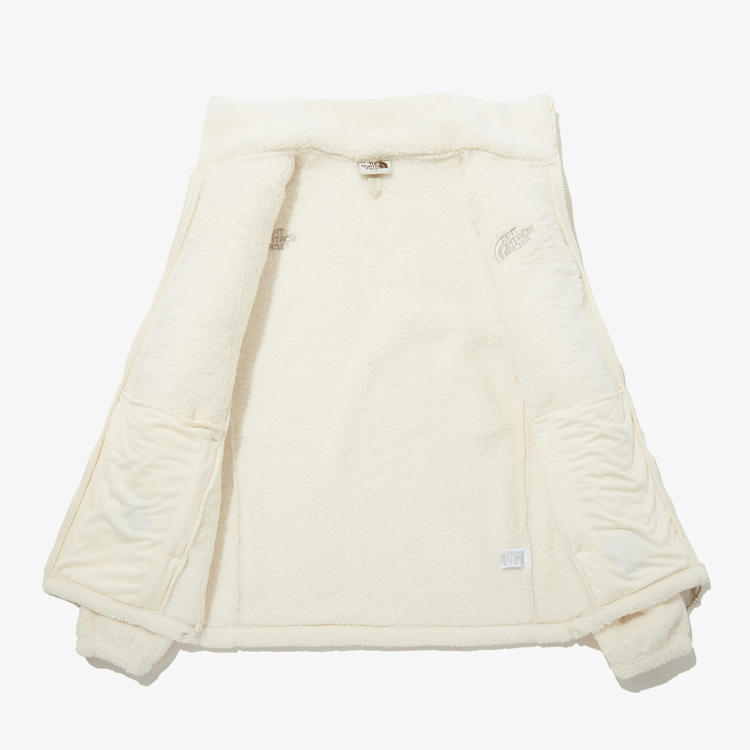 �商品The North Face|【Brilliant|北面特惠】北面舒适 Alpha 抓绒拉链 COMFY ALPHA FLEECE ZIP UP CREAM NJ4FP57K,价格¥877,第6张图片详细描述