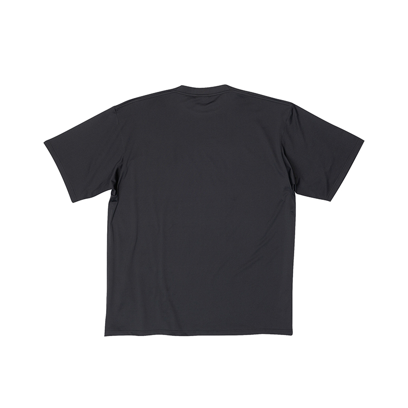 商品Balenciaga|Balenciaga/巴黎世家 22年春夏新款 男士黑色涤纶混纺技术网布游泳T恤6570274B8B51000,价格¥3823,第3张图片详细描述