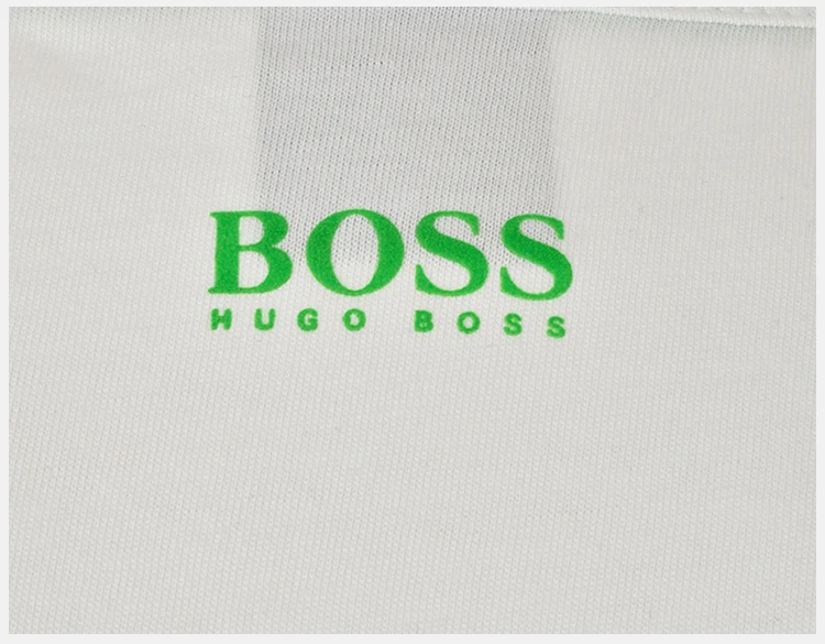 商品Hugo Boss|Hugo Boss 雨果博斯 男士米白色棉质短袖T恤 TEE1-50383429-100,价格¥393,第16张图片详细描述