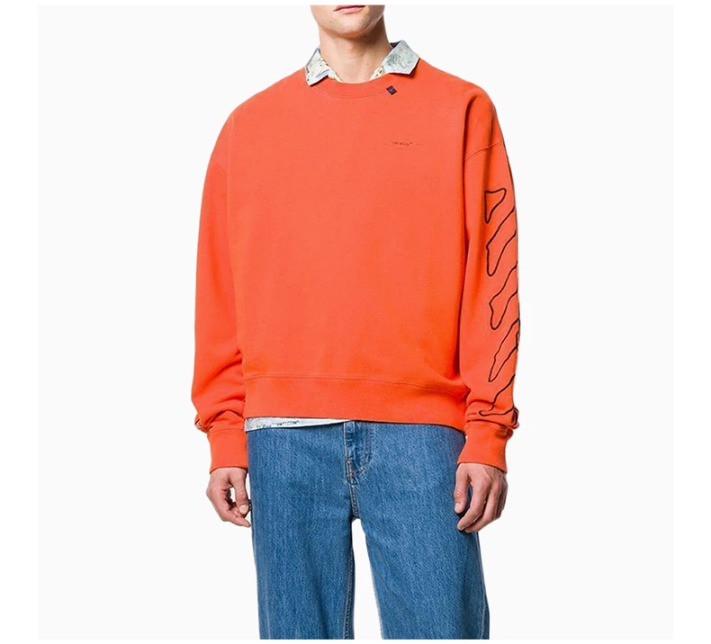 商品Off-White|OFF WHITE 橙色男士卫衣/帽衫 OMBA035F19E30011-1910,价格¥1766,第8张图片详细描述