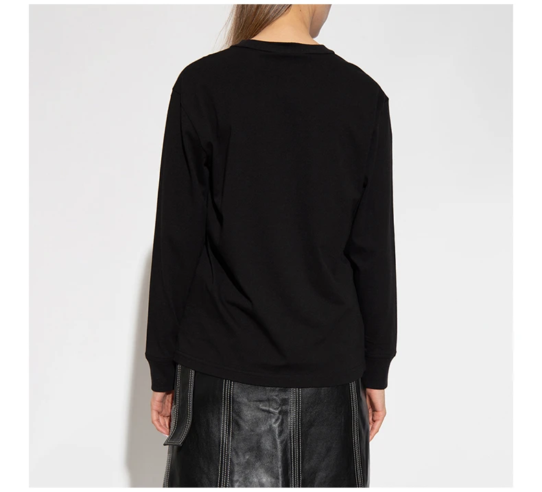 商品Alexander Wang|ALEXANDER WANG 黑色女士卫衣/帽衫 4CC3221356-001,价格¥716,第6张图片详细描述