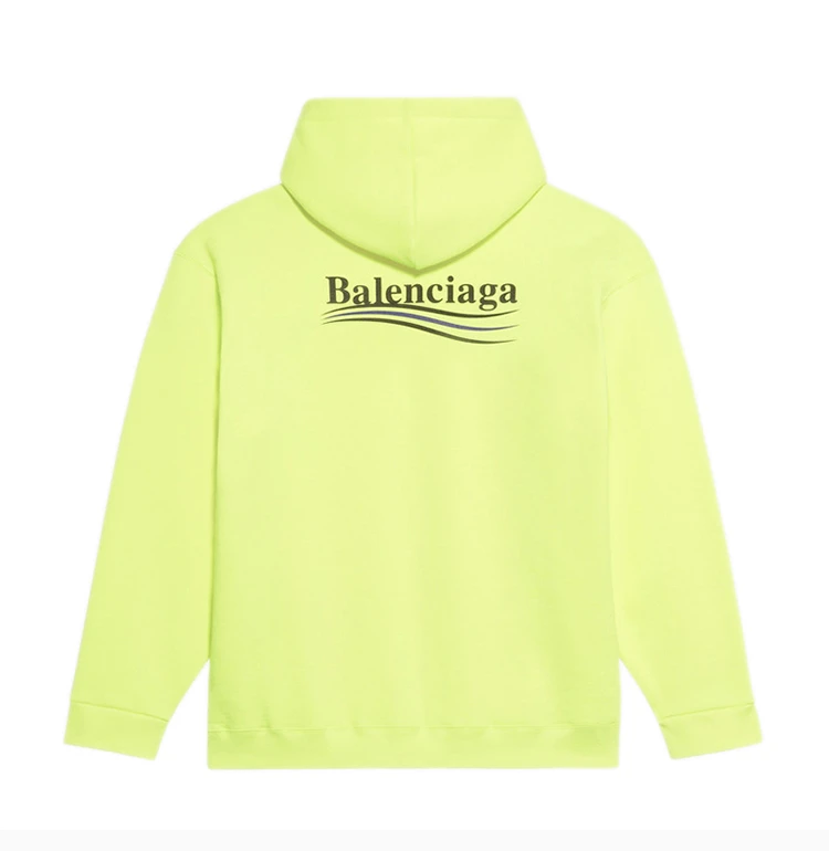 商品[国内直发] Balenciaga|BALENCIAGA 女士黄色棉质卫衣 578135-TJVD4-7110,价格¥3893,第5张图片详细描述