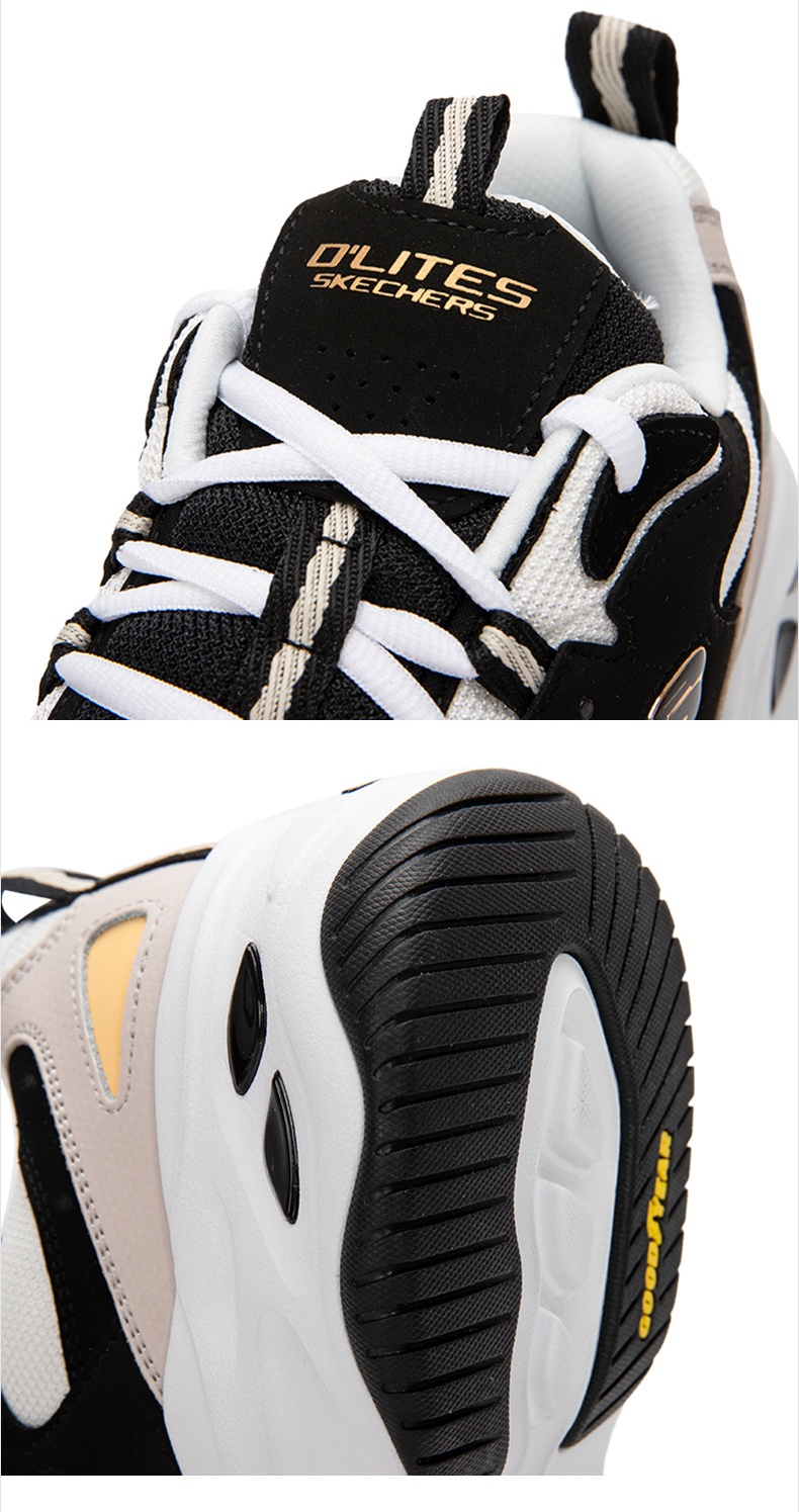 商品[国内直发] SKECHERS|熊猫鞋 D'LITES 4.0男士运动休闲鞋 老爹鞋,价格¥428,第3张图片详细描述