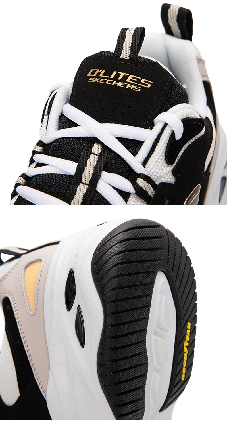 商品[国内直发] SKECHERS|熊猫鞋 D'LITES 4.0男士运动休闲鞋 老爹鞋,价格¥436,第3张图片详细描述