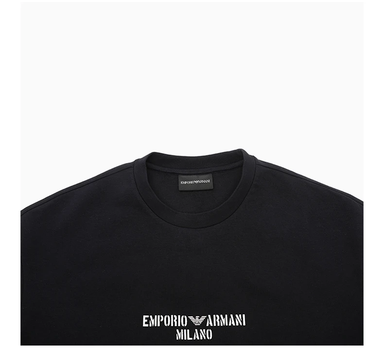 商品Emporio Armani|EMPORIO ARMANI 男深蓝套头卫衣 3L1MFE-1JHSZ-0920,价格¥1213,第7张图片详细描述