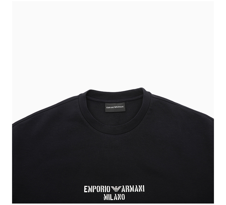 商品Emporio Armani|EMPORIO ARMANI 男深蓝套头卫衣 3L1MFE-1JHSZ-0920,价格¥1204,第9张图片详细描述
