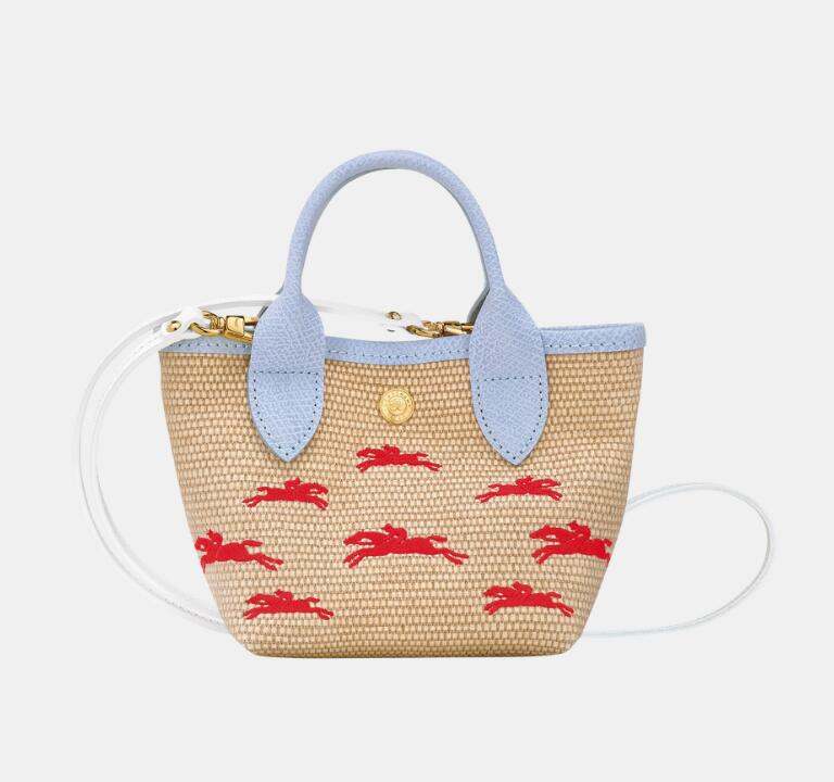 商品Longchamp|珑骧斜挎包女新款logo刺绣图标织物迷你手提单肩包（香港仓发货）,价格¥1550,第1张图片详细描述