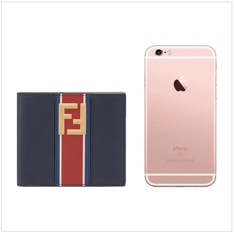商品Fendi|FENDI 深蓝色男士短款钱夹 7M0169-A1R2-F0R5Y,价格¥2025,第3张图片详细描述