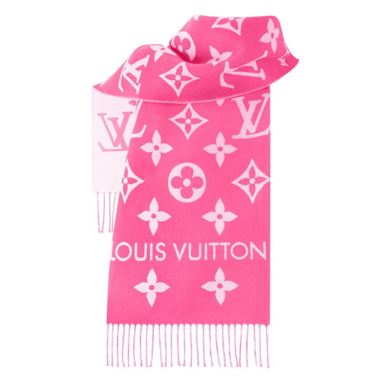 商品Louis Vuitton|【预售十天】路易威登 23新款ESSENTIAL女士提花羊毛围巾（两色可选）,价格¥4680,第6张图片详细描述