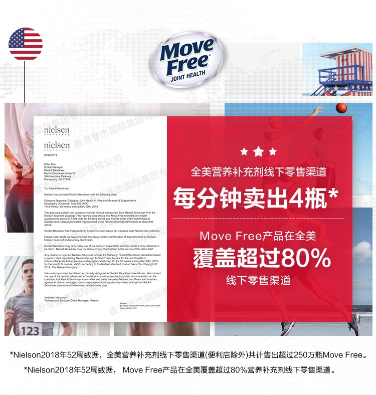 商品Move Free|【美国直邮】Move Free维骨力软骨精华素 白瓶75粒【包邮包税】,价格¥250,第2张图片详细描述