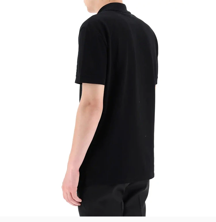 商品Alexander McQueen|ALEXANDER MCQUEEN 黑色男士POLO衫 622106-QPX33-1000,价格¥1867,第5张图片详细描述
