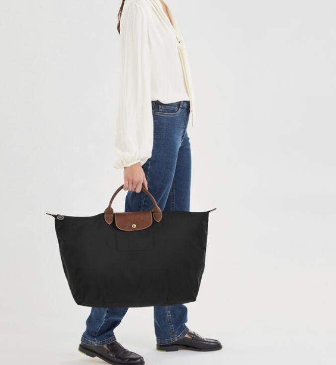 商品Longchamp|珑骧女士新款短柄大容量手提包行李包L1624 089（香港仓发货）	,价格¥1016,第5张图片详细描述