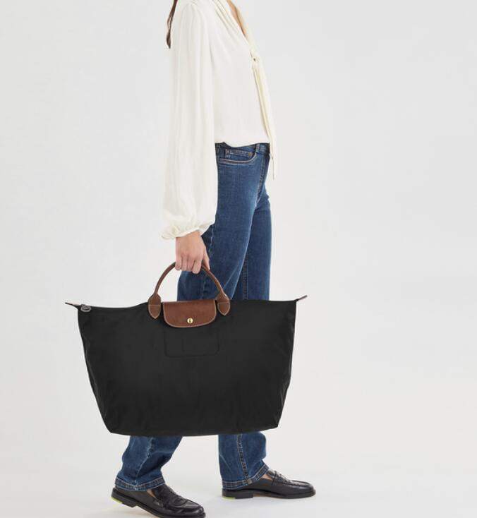商品Longchamp|珑骧女士新款短柄大容量手提包行李包L1624 089（香港仓发货）	,价格¥1027,第5张图片详细描述