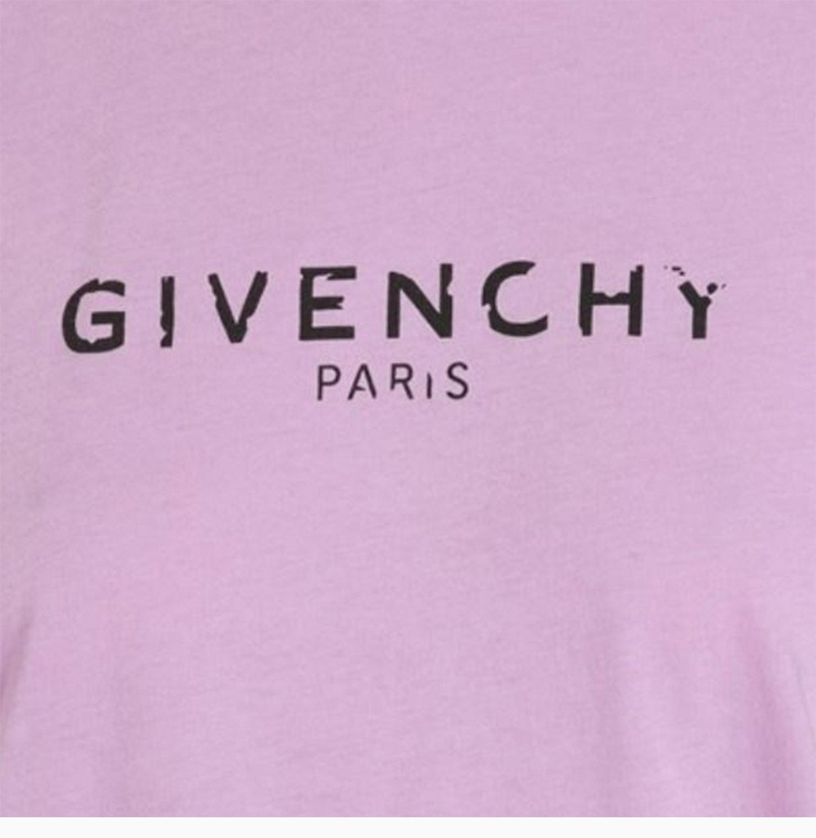 商品Givenchy|Givenchy 纪梵希 淡紫色女士短袖T恤 BW707X3Z0Y-541,价格¥2060,第9张图片详细描述