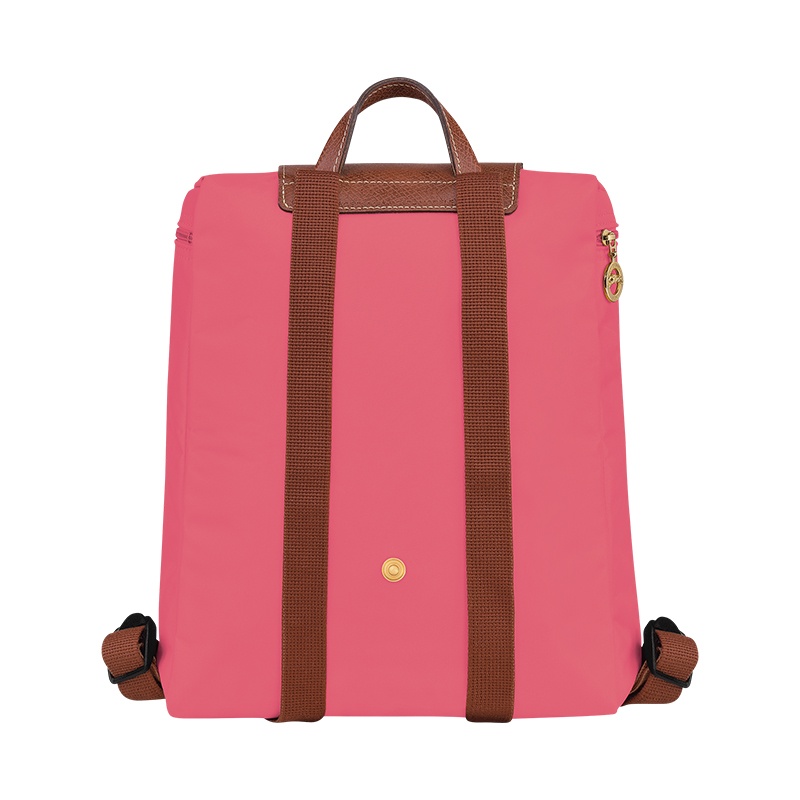 商品Longchamp|珑骧 LE PLIAGE女士石榴红色再生帆布双肩背包,价格¥1450,第3张图片详细描述