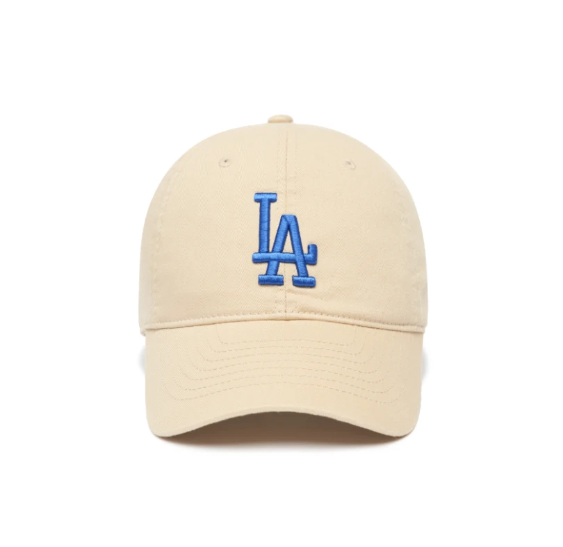 商品MLB|【享贝家】（国内现货-QD）MLB LA蓝大标鸭舌帽棒球帽 卡其色 男女同款 3ACP6601N-07BGS,价格¥152,第2张图片详细描述