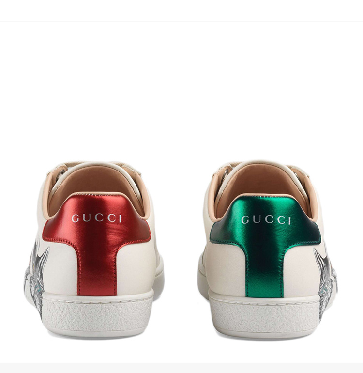 商品Gucci|GUCCI 古驰 女士白色印花运动鞋 577147-A38V0-9090,价格¥4326,第9张图片详细描述