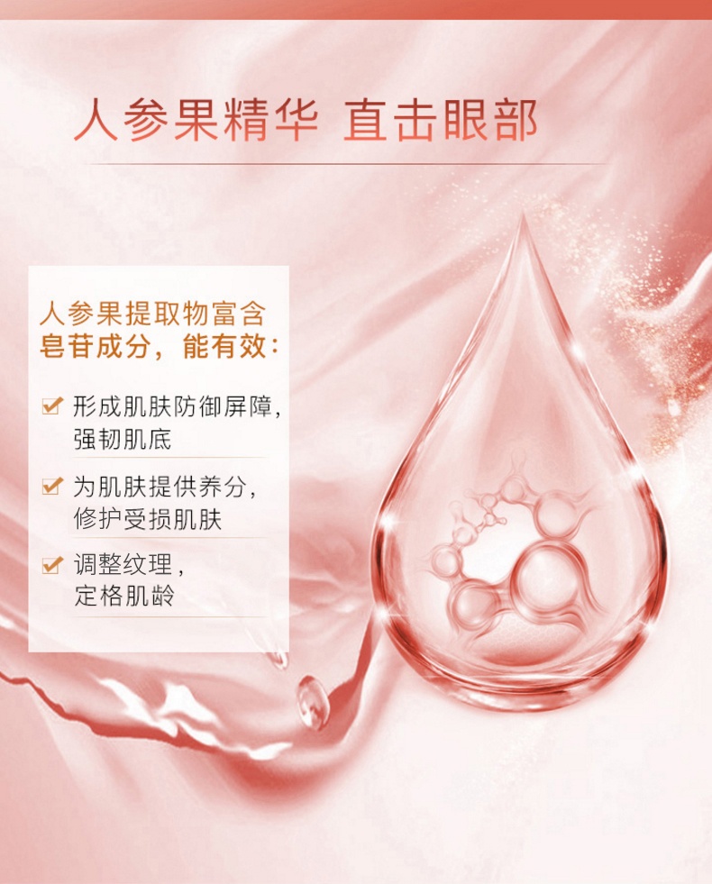 商品[国内直发] SHANGPREE|【细纹小熨斗】SHANGPREE 香蒲丽 人参果修复眼膜贴 60贴/盒 红色款,价格¥94,第1张图片详细描述