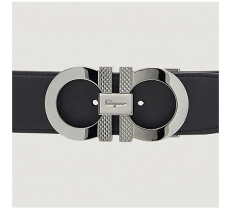 商品Salvatore Ferragamo|SALVATORE FERRAGAMO 拼色男士腰带 67-0084-750184,价格¥2695,第8张图片详细描述