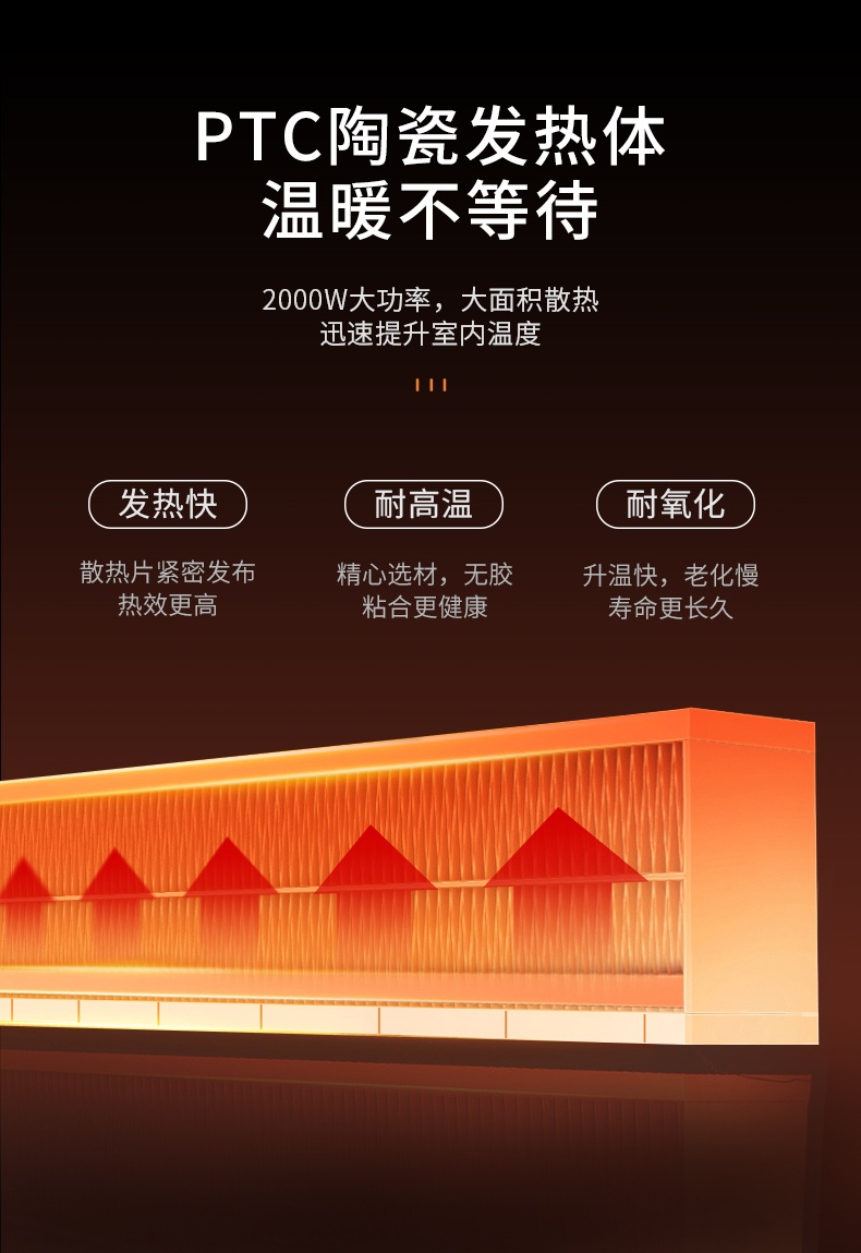 商品[国内直发] Panasonic|松下取暖器 P2013CW遥控暖风机塔式电暖器 立式电暖气热风机节能,价格¥1542,第4张图片详细描述