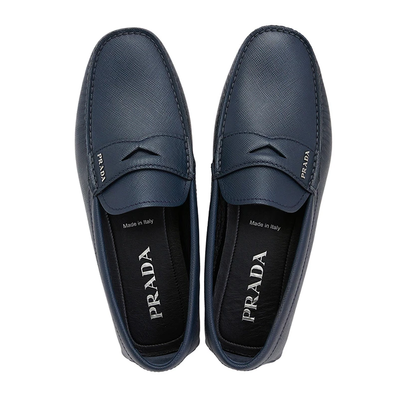 商品Prada|PRADA 男士海军蓝色驾车鞋 2DD158-053-F0216,价格¥4361,第6张图片详细描述