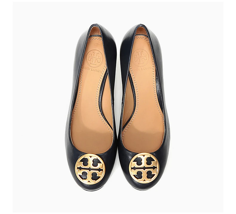 商品Tory Burch|TORY BURCH 海军蓝色女士高跟鞋 45899-430,价格¥1696,第8张图片详细描述