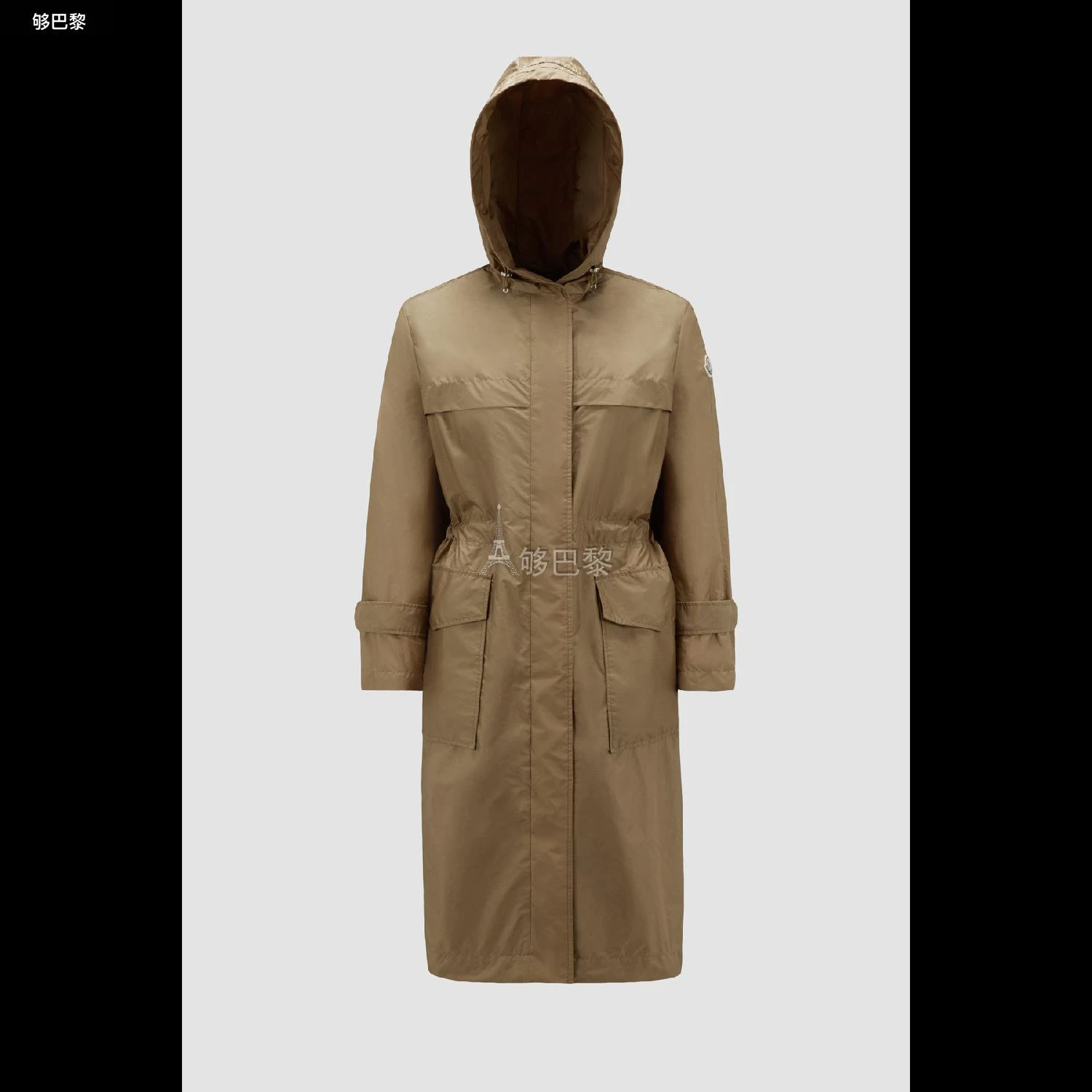 商品Moncler|包邮包税【预售7天发货】 MONCLER盟可睐 24春夏 女士 大衣 HIENGU RAIN COAT J10931C00018539YH238,价格¥8323,第6张图片详细描述