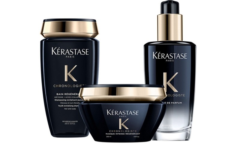 商品Kérastase|KERASTASE/卡诗 卡诗黑钻钥源套装 洗发水250ML+发膜200ML+护发油100ML｜包邮【香港直发】,价格¥1177,第40张图片详细描述