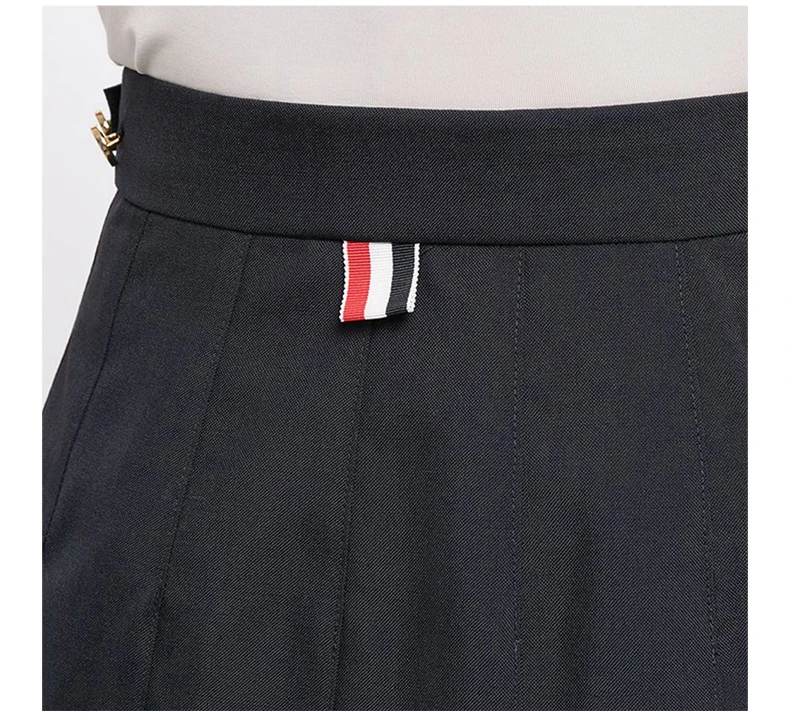 商品[国内直发] Thom Browne|THOM BROWNE 深蓝色女士半裙 FGC402V-02872-415,价格¥6507,第8张图片详细描述