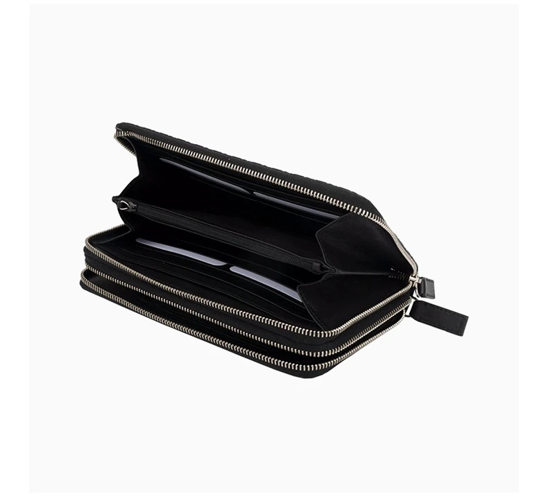 商品[国内直发] Gucci|GUCCI 男士黑色牛皮GG压花手拿包 449246-BMJ1N-1000,价格¥5643,第8张图片详细描述