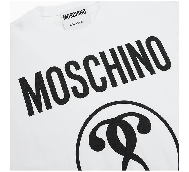 商品Moschino|MOSCHINO 白色女士T恤 EA0711-5540-1001,价格¥1200,第6张图片详细描述