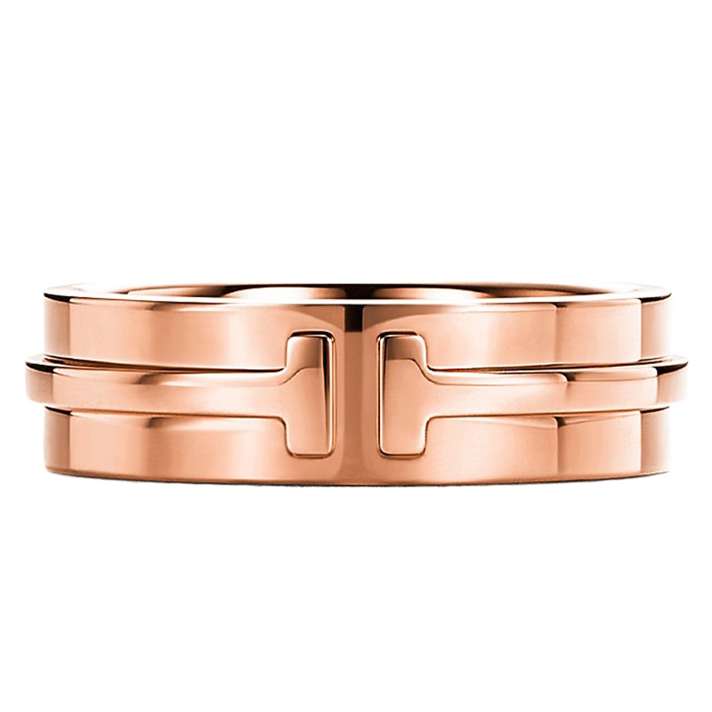 商品Tiffany & Co.|  Tiffany & Co./蒂芙尼 18K金 玫瑰金 宽式戒指GRP09007,价格¥20568,第2��张图片详细描述
