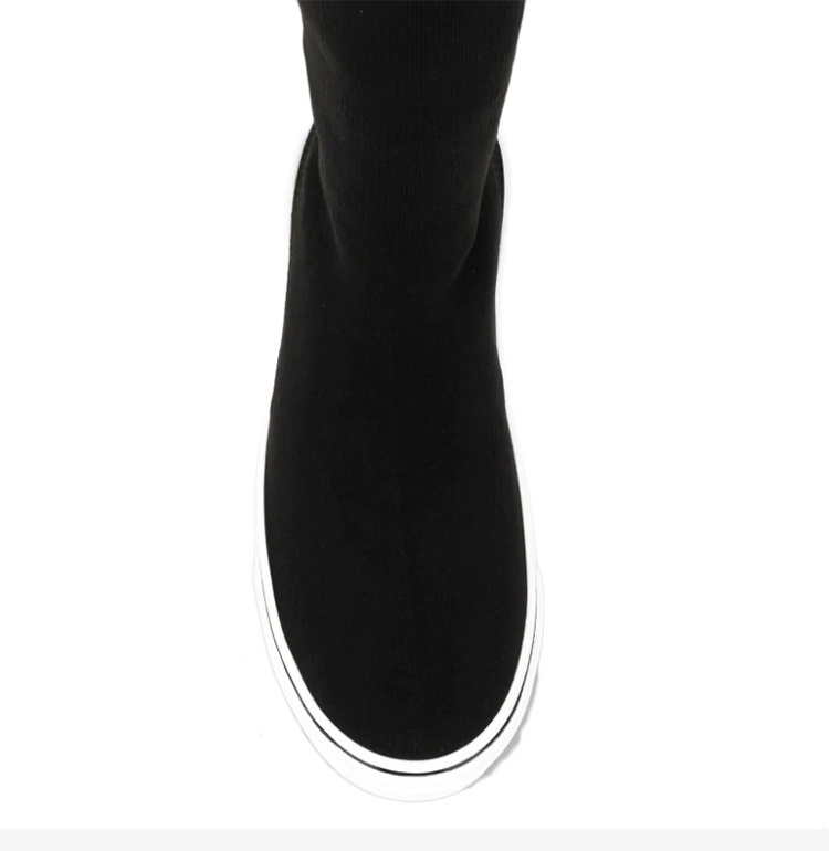 商品Givenchy|Givenchy 纪梵希 女士黑色George V袜子运动鞋靴子 BE000EE077-001,价格¥2978,第9张图片详细描述