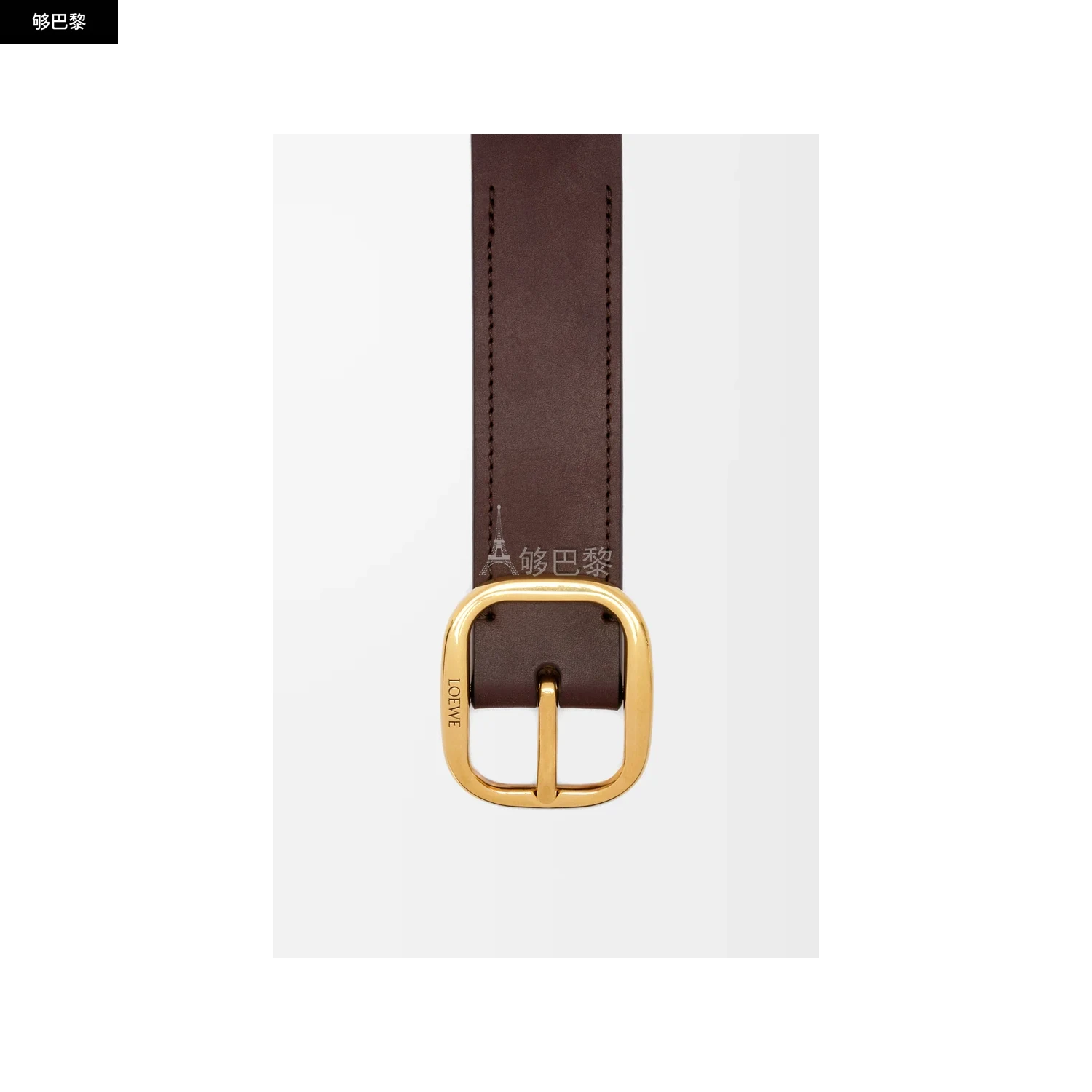 商品Loewe|【预售】 罗意威 25春夏 女士 腰带 Rounded soft belt in classic calfskin E619Z20X65-3110 ,价格¥3697,第5张图片详细描述
