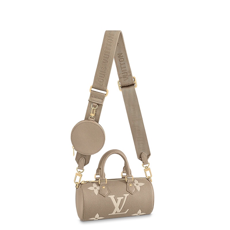 商品Louis Vuitton|预售十天 Louis Vuitton/路易威登 22春夏新款PAPILLON BB系列 小号 巴比龙 女士大象灰/奶白色 双色老花压纹 粒面牛皮 单肩斜跨手提包 M46031,价格¥19280,第2张图片详细描述