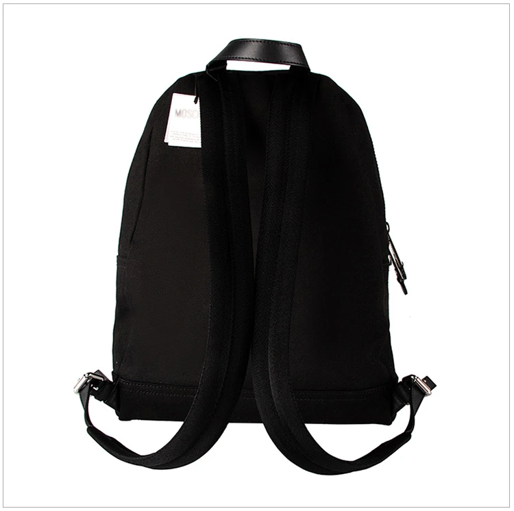 商品[国内直发] Moschino|Moschino 莫斯奇诺 男士黑色双肩包 Z1A7606-8203-1555,价格¥3688,第7张图片详细描述
